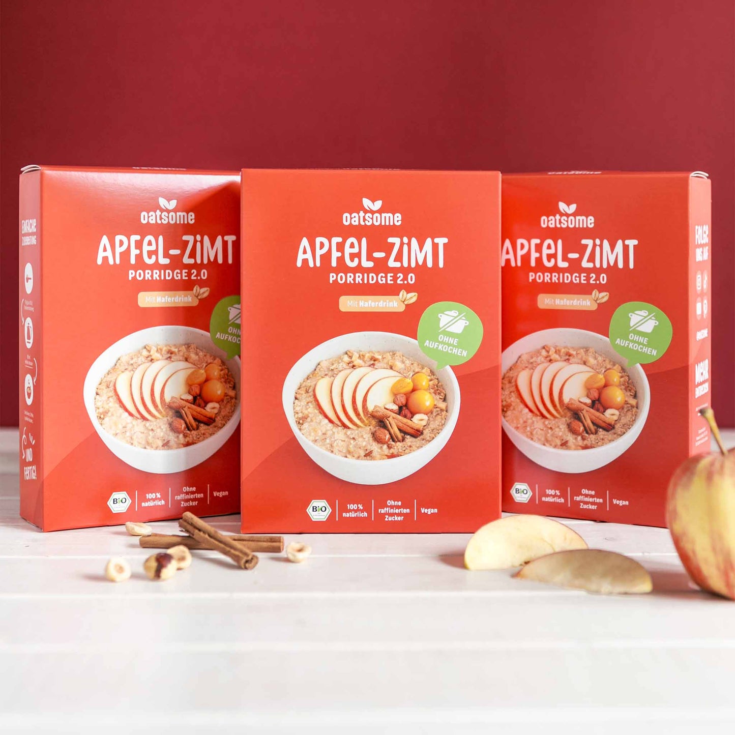 Apfel-Zimt - Porridge