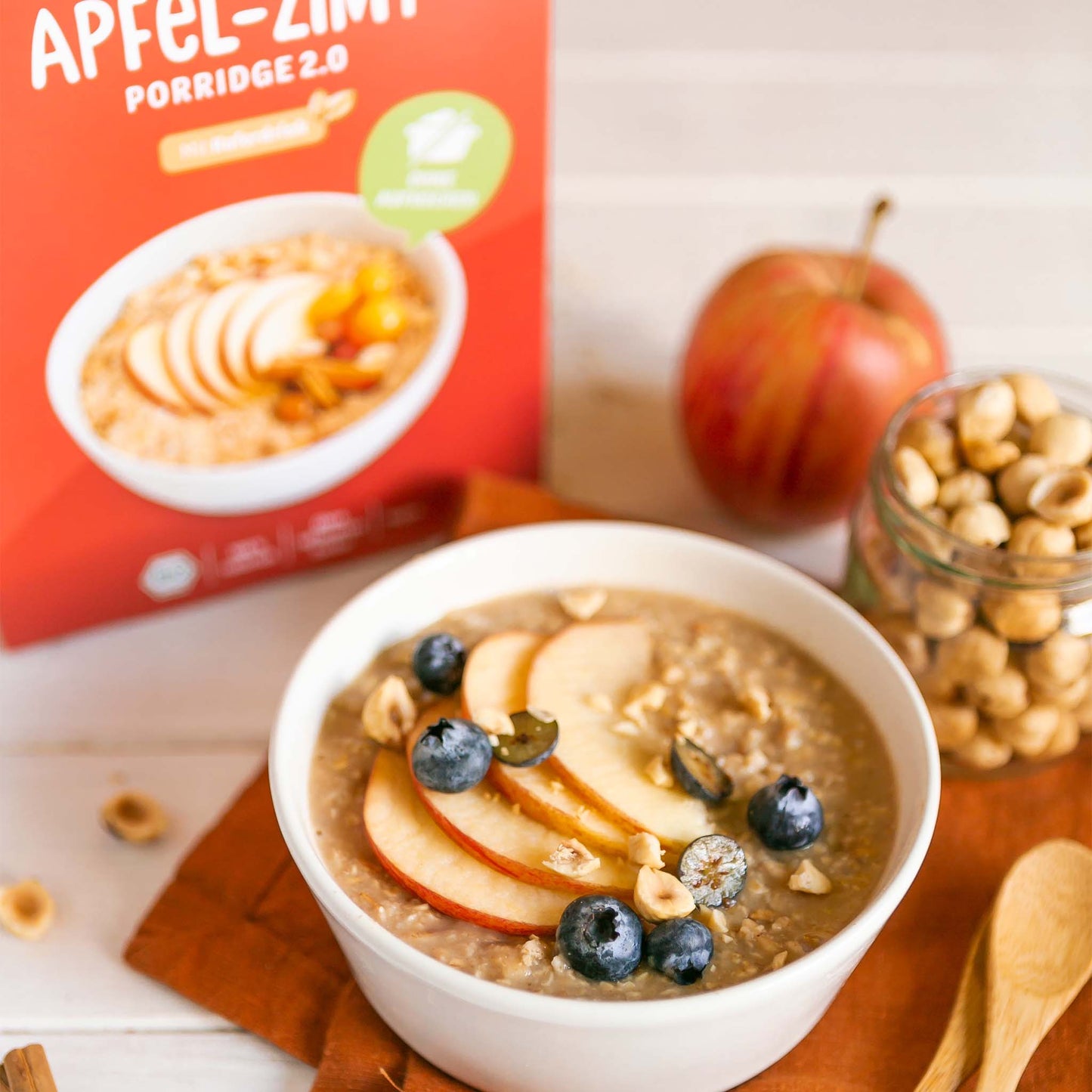 Apfel-Zimt - Porridge