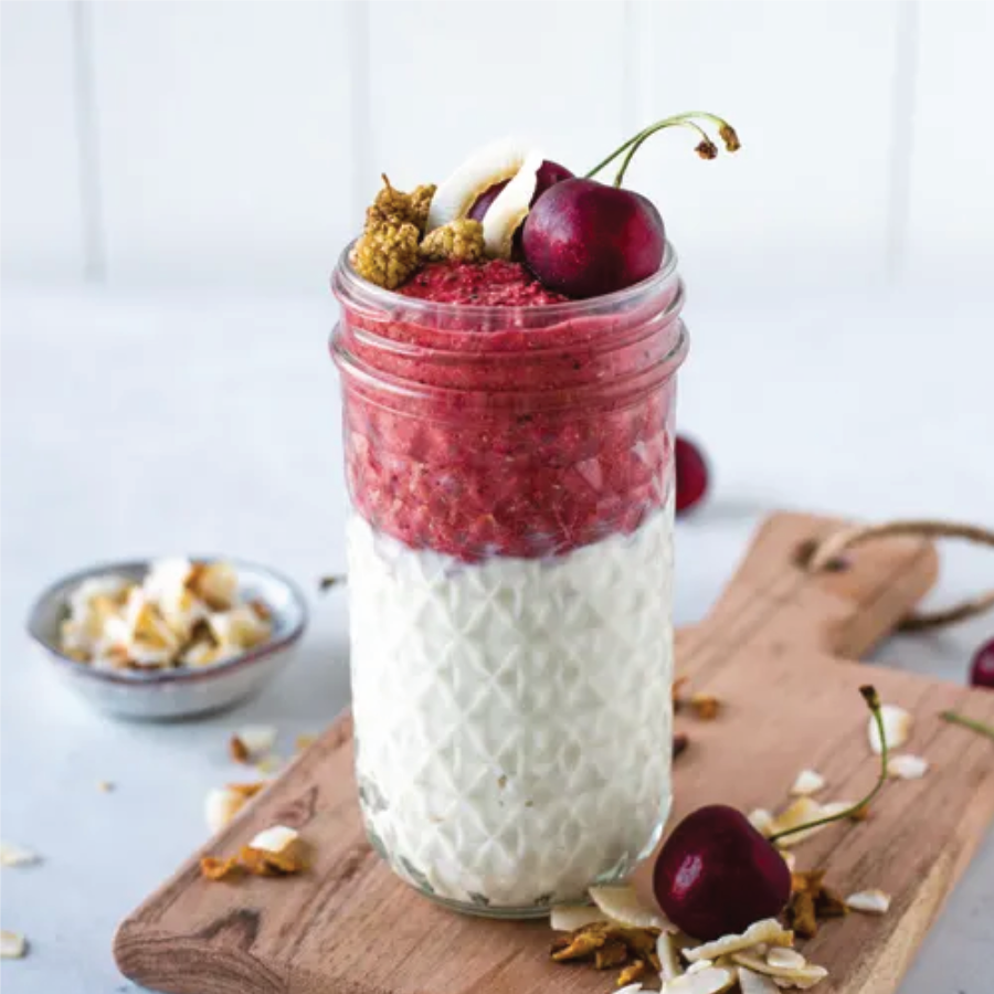 Rezeptidee für Protein-Dessert - Zitronen Quark mit Alice im Beerenland ...