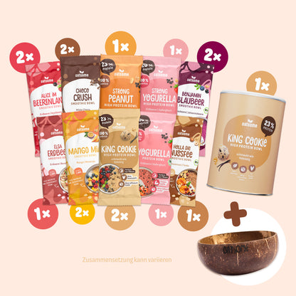 Probierpaket + gratis Protein Bowl