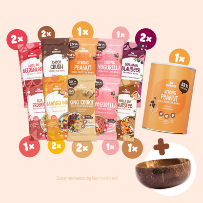 Probierpaket + gratis Protein Bowl