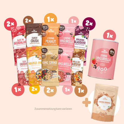 Probierpaket + gratis Protein Bowl