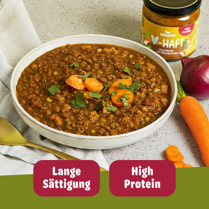 Linsenbowl mit Räuchertofu